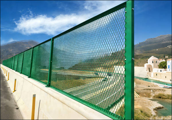 Railway Bridge Safety Expanded Mesh Fence