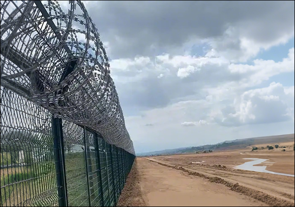 Y-Post Concertina Wire 358 Mesh Security Fencing